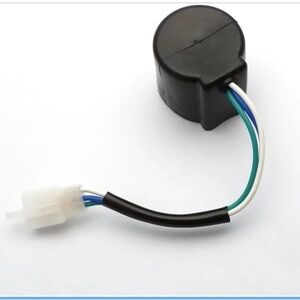 Headlight Lamp Head Bulb Socket Ignitor Wire BA20D Fit for GY6 50cc Scooter